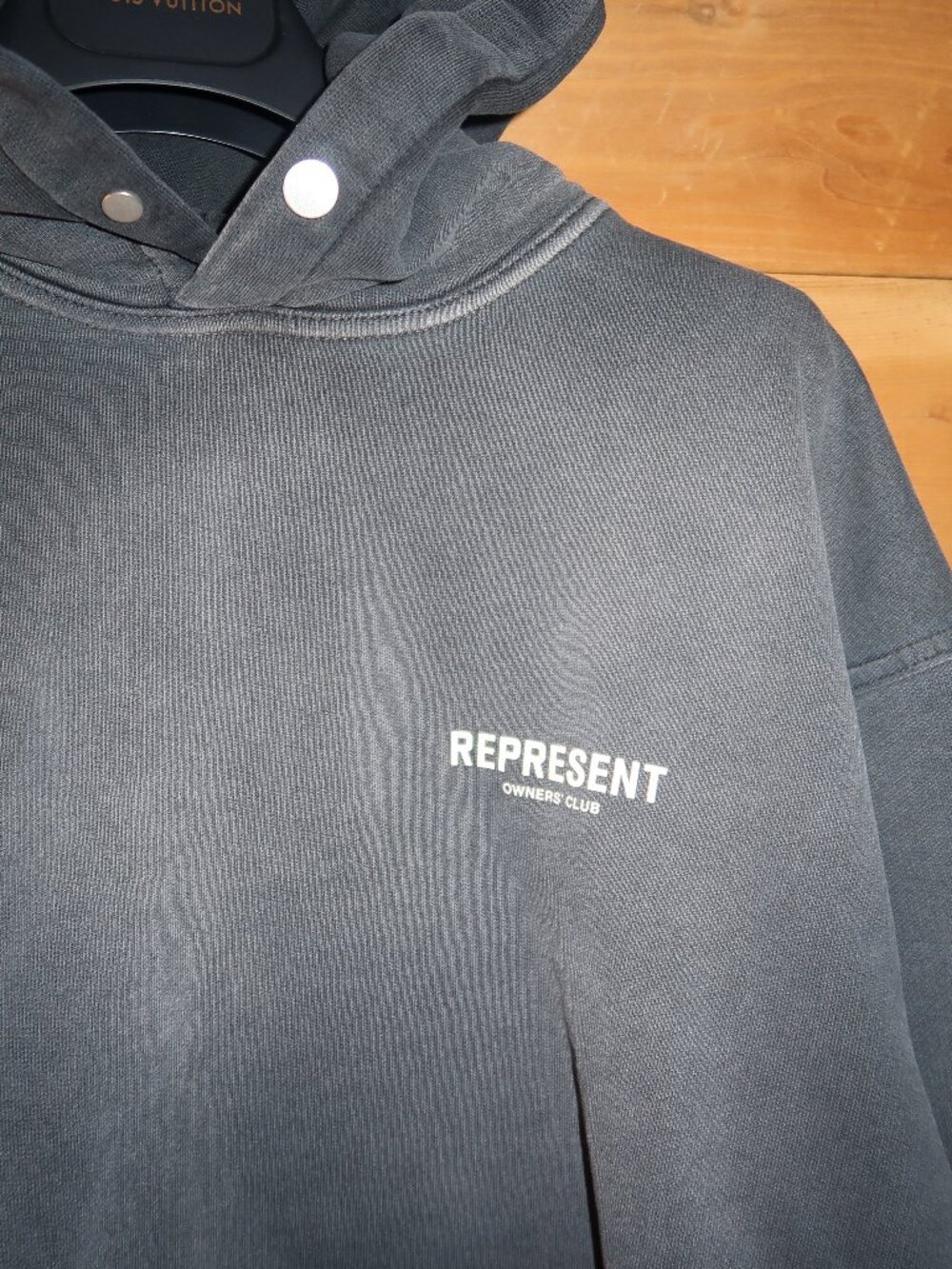 Represent Washed Black Hoodie XXS - Picture 3 of 6